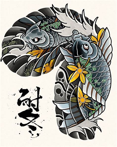 鯉魚刺青圖案|刺鯉魚前必知的事